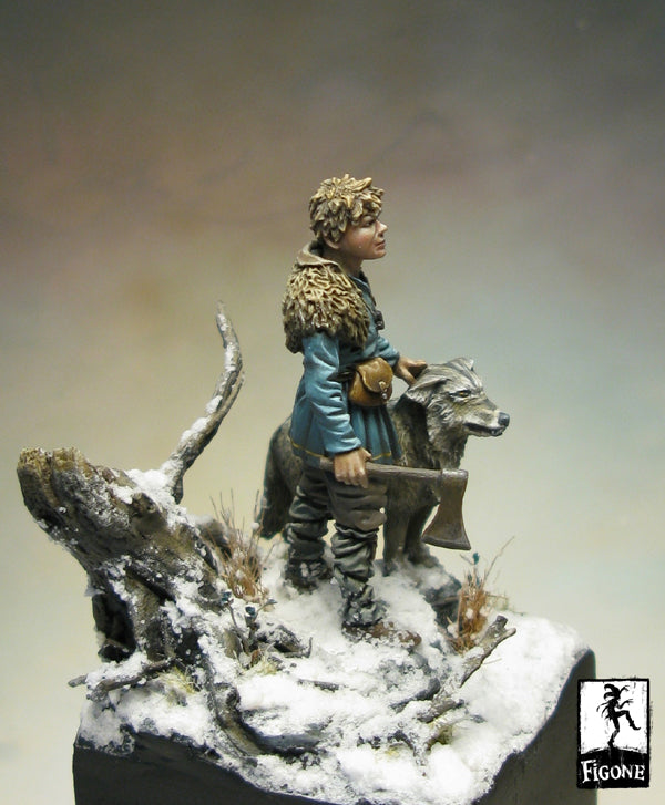 Figone Miniatures Remussen – Viking kid 54mm