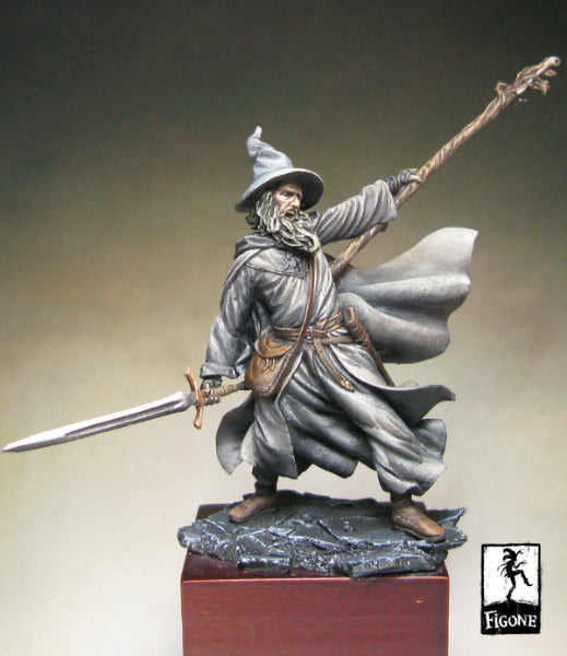 Figone Miniatures Grey Mage 62mm