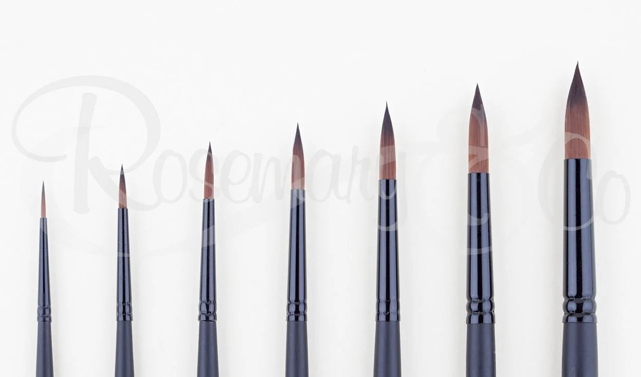 Roremary Painting Brush Michael Klein Synthetic Pointed Rounds