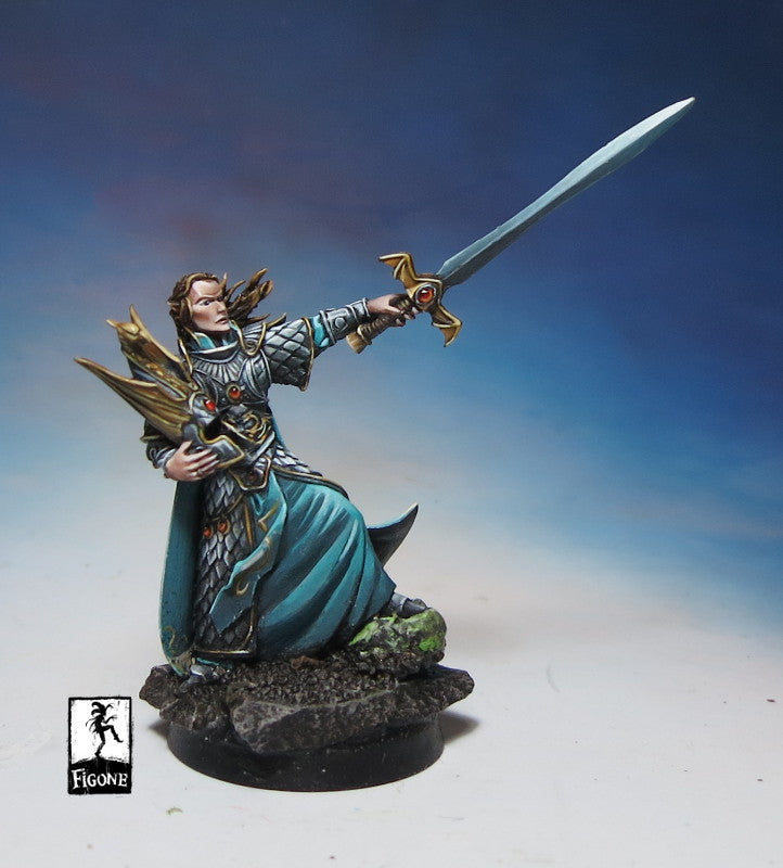 Figone Miniatures  Nathaliel, Dragon Elfe Prince 35mm