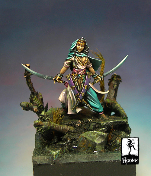 Figone Miniatures Lharm Sheod – eastern warrior 35mm