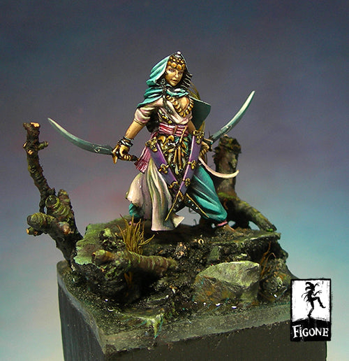 Figone Miniatures Lharm Sheod – eastern warrior 35mm